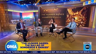 The Ballad of Songbirds amp Snakes Cast on Good Morning America FULL INTERVIEW [upl. by Ailedroc704]