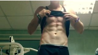 14 year old shredded ripped 6 pack omg [upl. by Breech730]