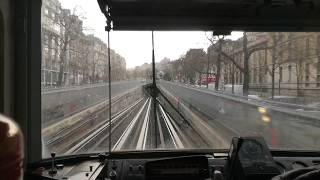 Metro Cab Ride Ligne 6 du métro de Paris  Charles de Gaulle  Étoile ➡ Nation [upl. by Enyehc668]