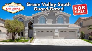 Green Valley Luxury Home for Sale  Henderson  Guard Gated Community  Gorgeous House Tour [upl. by Esilegna]