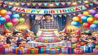 special birthday celebration  wishes 🙋‍♂️🎊❤️ youtube birthday love  share and subscribe 🤝🙌😊 [upl. by Irallih]