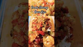 Creole Shrimp Over Rice food foodie creole shrimp cajun cajunsauce cajunfood fyp foodshorts [upl. by Oriana]