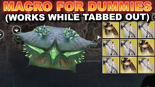 BANNABLE Solo Exotic Class Item Macro Chest Farm While Tabbed Out Destiny 2 Final Shape [upl. by Leesa]