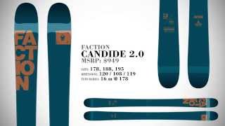 Faction Candide 20 Skis  2015 [upl. by Betsey]