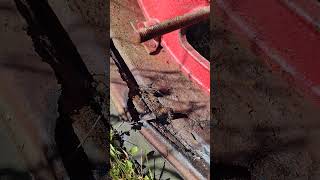 Farmall 230s rear rim suffers a catastrophic failure [upl. by Bealle]