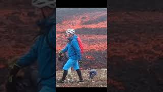 Lava flood in Meradalir Iceland 2022 [upl. by Sioled764]