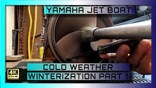 Yamaha Jet Boat  Cold Weather Winterization Part 1 [upl. by Seek]