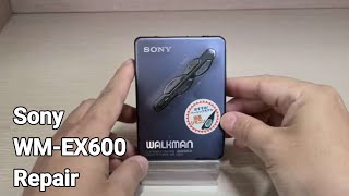 Sony WMEX600 Repair Cassette Player Walkman [upl. by Bocoj]