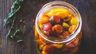 Recipe Slow Roasted Cherry Tomatoes Preserved in Olive Oil [upl. by Trudie]