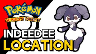 Pokemon Scarlet amp Violet  Indeedee Location [upl. by Eissalc]