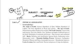 PG TRB Geography  New Syllabus Test Batch  Tamil Medium  For Admission 9952563892 [upl. by Yorgos]