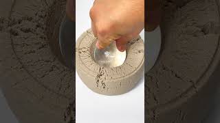 Crystal ball meets kinetic sand 😍 [upl. by Kondon]