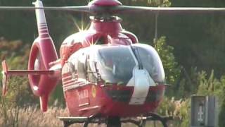 SMURD Helicopter Takeoff  Eurocopter EC135T2  340 [upl. by Wardieu]