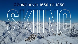 4k Ariondaz Courchevel 1650 to Courchevel 1850 [upl. by Antonietta]