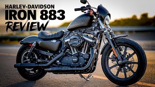 HarleyDavidson Iron 883 Review  Classic Cruiser with Modern Attitude HarleyDavidson Iron883 [upl. by Ignacia]