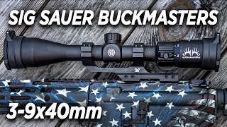 The Best Entry Level Hunting Scope Of 2021  Sig Sauer Buckmasters 39x40mm [upl. by Akemhs]