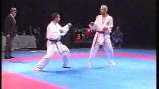 CalzolaBiamonti FINALE CAMPIONATO EUROPEO KARATE TALLIN 2002 KG 65 [upl. by Nnylyam801]