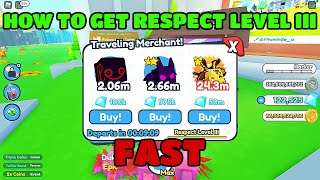 Pet simulator x traveling merchant Pet simulator x merchant How to get Respect Level III faster [upl. by Max]