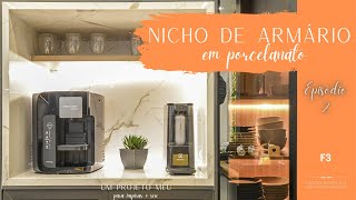 Bancada de Porcelanato Nicho com LED  Episódio 2 [upl. by Jessamine505]