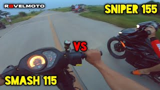 LEGENDARY SMASH VS SNIPER 155  DRAG RACE [upl. by Victorie]