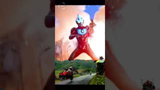 Wow Bola Api Ultraman Ginga vs Pasukan Monster vs Balapan Motor DJ Low Low Tiktok Viral shorts [upl. by Assej]