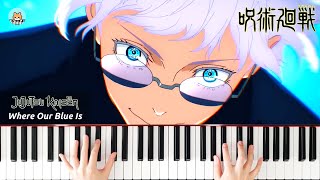 Jujutsu Kaisen Season 2 OP  quotAo no Sumikaquot  Piano Cover amp Sheet Music [upl. by Christiano]