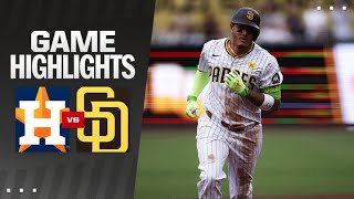 Astros vs Padres Game Highlights 91824  MLB Highlights [upl. by Cletis]