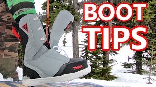 How To Put On Snowboard Boots  Beginner Tips [upl. by Klecka]