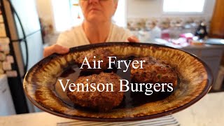 Venison Burgers  Air Fryer [upl. by Eniruam]