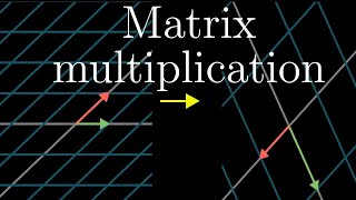 Matrix multiplication as composition  Chapter 4 Essence of linear algebra [upl. by Elysee]