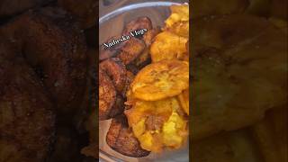 Platano MachoMaduros y Tostones fritosvlog vlog vlogger receta cooking food recipe [upl. by Ahtis]