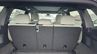 How to fold down second row seats in a VW Tiguan from the rear hatch [upl. by Crelin402]