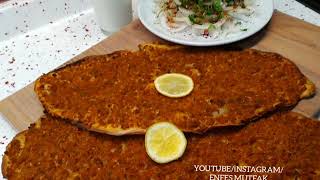 ✅TAŞFIRIN LEZZETİN DE EVDE LAHMACUN NASIL YAPILIR✅✅EVDE LAHMACUN YAPMAK BU KADAR KOLAY📌 [upl. by Willy962]