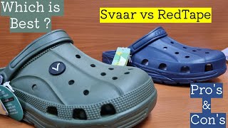 Clogs Comparision  Svaar vs RedTape  Pros amp Cons [upl. by Rosabelle142]