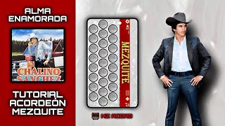 Alma Enamorada  Chalino Sanchez  Tutorial Acordeón Mezquite [upl. by Atnwahs473]