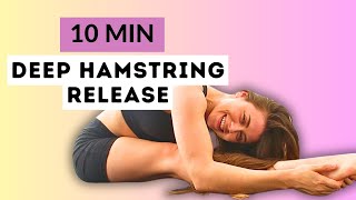 10 Minute DEEP Hamstring Stretch Routine For BEGINNERS  Improve Mobility Flexibility Follow Along [upl. by Deland930]