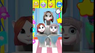 Gambare edittrend🤪😮  talkingangela edit talkingtom [upl. by Merrel]