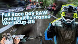 Loudenvielle Enduro WORLD CUP Race Day MUD FEST ALL STAGES raw [upl. by Urbai257]