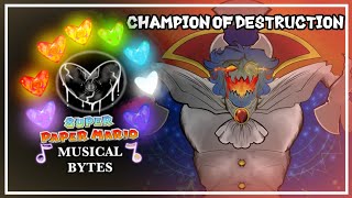 Flash Warning SUPER PAPER MARIO Musical Bytes Fan Music Video 1 Champion of Destruction [upl. by Ecirahc]