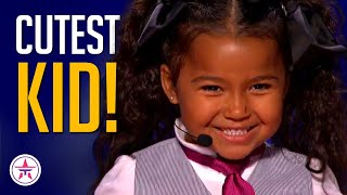 5YearOld Singer is the CUTEST Audition on Americas Got Talent Ever [upl. by Ot]