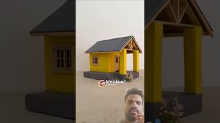 Casa com varanda e portas de madeira shorts miniature madeira diy casadecor toys [upl. by Mulderig585]