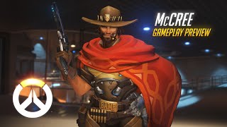 McCree Gameplay Preview  Overwatch  1080p HD 60 FPS [upl. by Erv]