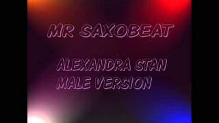 Mr SaxobeatMale Version  Alexandra Stan [upl. by Malchy233]