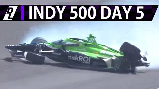 INCREDIBLE DRAMA  Indy 500 Practice Qualifying Day 1 Report [upl. by Leribag]