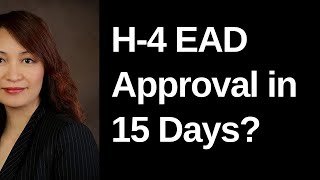 H4 EAD Approval in 15 DAYS Is This Possible [upl. by Zoubek]