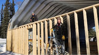 Building Endwalls with Sawmill Lumber  Quonset Hut Workshop [upl. by Atile256]