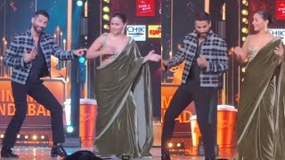 Shahid Kapoor amp Alia Bhatt dance to the beats of ‘Saree Ke Fall Sa’ at Zee Cine Awards 2024 [upl. by Aihsemaj]