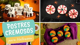 Postres cremosos para Halloween [upl. by Lirret]