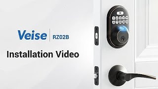 How To Install Veise RZ02B Fingerprint Door Lock [upl. by Recor116]