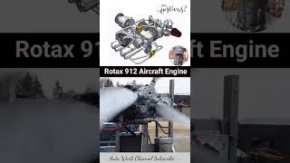 Rotax 912 Aircraft Engine working rotax aircraft engine mechancialautomobile mechanism engine [upl. by Nur211]